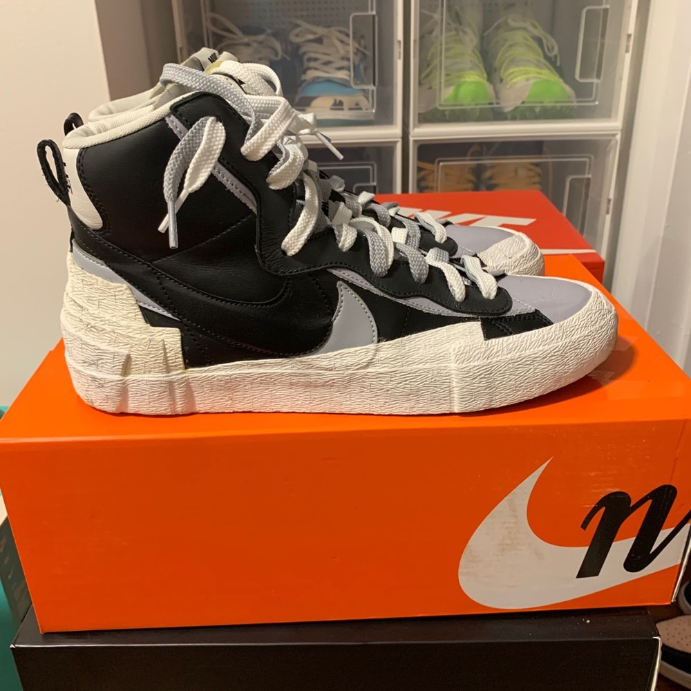 Nike x Sacai Blazer Mid Black/Grey